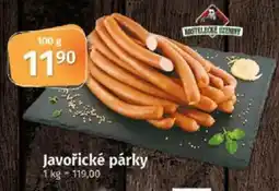 COOP TIP Javořické párky nabídka