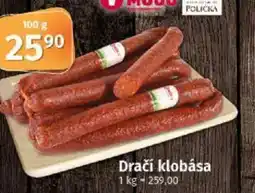 COOP TIP Dračí klobása nabídka