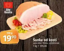 COOP TIP Šunka od kosti nabídka