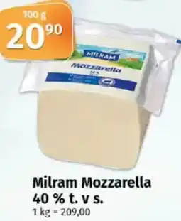 COOP TIP Milram Mozzarella 40% t. v s. nabídka