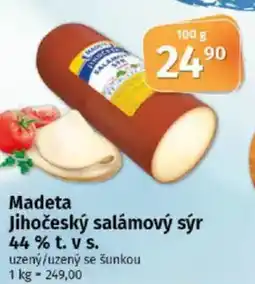 COOP TIP Madeta Jihočeský salámový sýr 44 % t. V S. nabídka