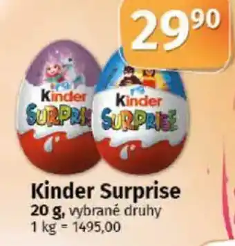 COOP TIP Kinder Surprise nabídka
