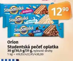 COOP TIP Studentská pečeť oplatka nabídka