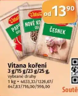 COOP TIP Vitana koření nabídka