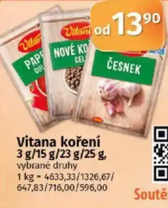 COOP TIP Vitana koření nabídka