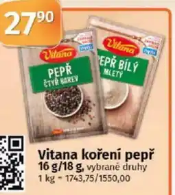 COOP TIP Vitana koření pepř nabídka