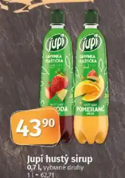 COOP TIP Jupí hustý sirup nabídka