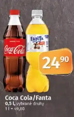 COOP TIP Coca Cola/Fanta nabídka
