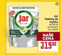 Billa Jar Tablety do myčky 42/50 ks nabídka