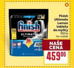 Billa Finish Ultimate Lemon tablety do myčky 100 ks nabídka