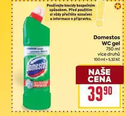 Billa Domestos WC gel 750 ml nabídka