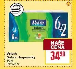 Billa Velvet Velvet Balsam kapesníky 80 ks nabídka