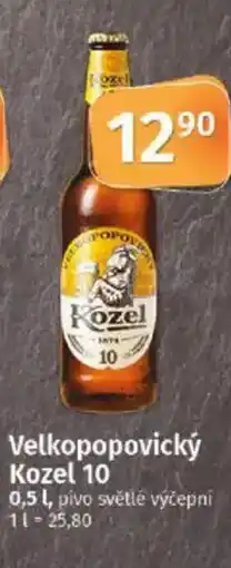 COOP TIP Velkopopovický Kozel 10 nabídka