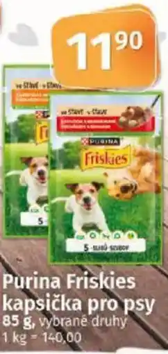 COOP TIP Purina Friskies kapsička pro psy nabídka