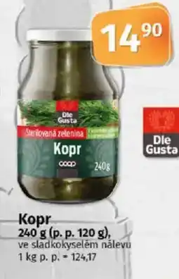 COOP TIP Kopr nabídka