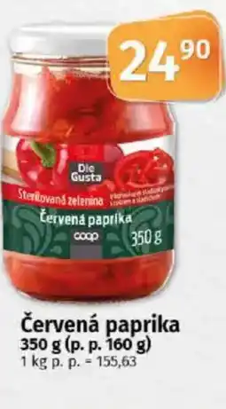 COOP TIP Červená paprika nabídka