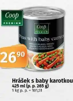 COOP TIP Hrášek s baby karotkou nabídka