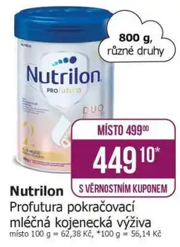 Teta Nutrilon Profutura pokračovací mléčná kojenecká výživa nabídka