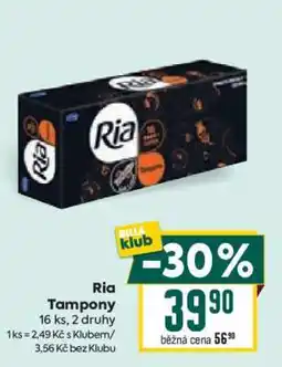 Billa Ria Tampony nabídka