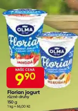 Hruška Florian jogurt nabídka