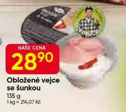 Hruška Obložené vejce se šunkou nabídka