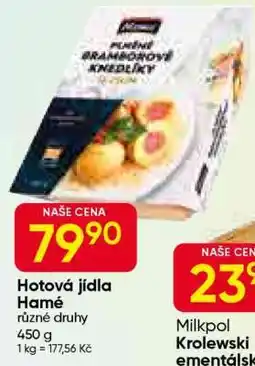 Hruška Hotová jídla Hamé nabídka
