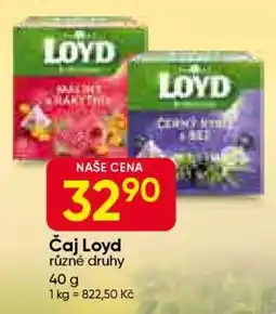 Hruška ČAJ LOYD nabídka