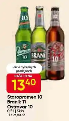 Hruška Staropramen 10, Branik 11, Ostravar 10 nabídka