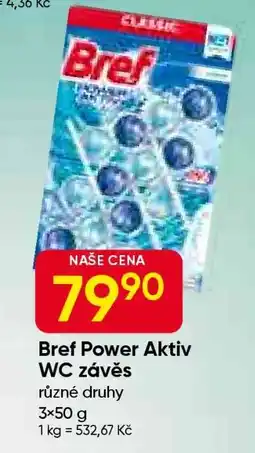Hruška Bref Power aktiv WC závěs nabídka