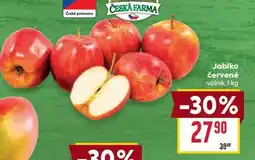 Billa Jablko červené volné, 1 kg nabídka