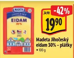 Albert Madeta Jihočeský eidam 30 plátky nabídka
