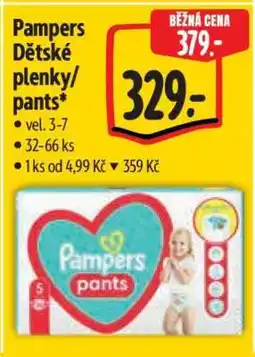 Albert PAMPERS Dětské plenky/Pants nabídka