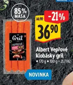 Albert Albert Vepřové klobásky gril nabídka