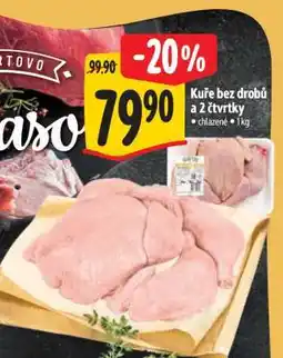 Albert Kuře bez drobů a 2 čtvrtky nabídka