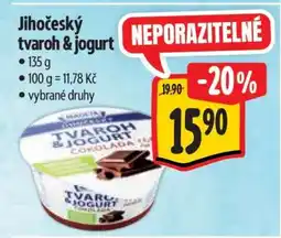 Albert Jihočeský tvaroh & jogurt nabídka
