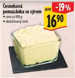 Albert Česneková pomazánka se sýrem nabídka