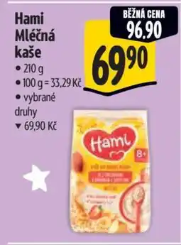 Albert Hami Mléčná kaše nabídka