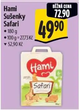 Albert Hami sušenky Safari nabídka