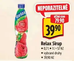 Albert Relax Sirup nabídka