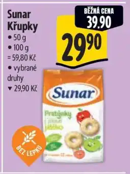 Albert Sunar křupky nabídka