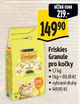 Albert Friskies granule pro kočky nabídka