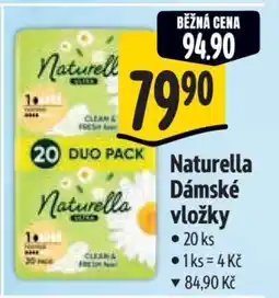 Albert Naturella Dámské vložky nabídka
