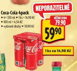 Albert Coca-Cola 4pack nabídka
