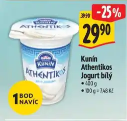 Albert Kunín Athenikos Jogurt bílý nabídka