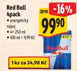 Albert Red Bull 4pack nabídka