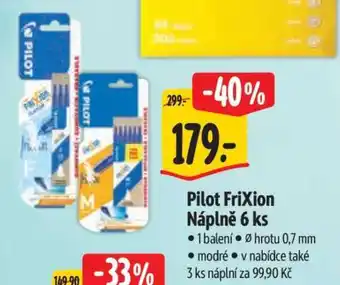 Albert Pilot FriXion Náplně 6 ks nabídka