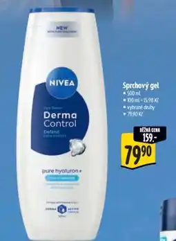 Albert Sprchový gel Nivea Derma Control nabídka
