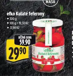 Albert Efko feferony kulaté nabídka