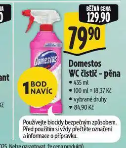 Albert Domestos wc čistič nabídka