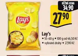 Albert Lay's chipsy nabídka